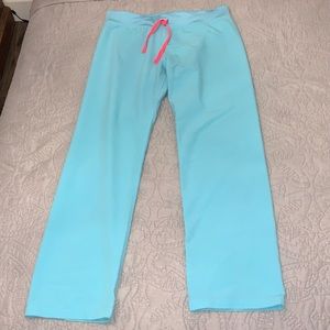 Figs Neon Blue Livingston Basic Scrub Pant